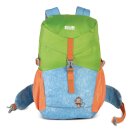 Fabrizio Kinderrucksack bunt mit reflektierenden Details