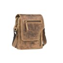 Revolverbag Umhängetasche Leder 20x23cm...
