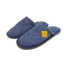 Magnus Herren Pantoffel blau weiche Innensohle