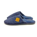 Magnus Herren Pantoffel blau weiche Innensohle