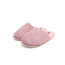 scandi Damen Pantoffel pink mit Glitzer, weiche Laufsohle