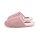 scandi Damen Pantoffel pink mit Glitzer, weiche Laufsohle