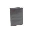 RFID Document Safe Nappaleder zwei Fächer für Pass