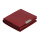 rote Wiener Schachtel, Leder, besonders großes Kleingeldfach 10x9cm