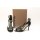 Tamaris Sandale schwarz Glitzersteinchen am Steg 7 cm Absatz