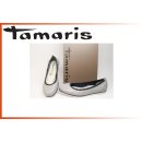 Tamaris Ballerina grau, weiße Sohle