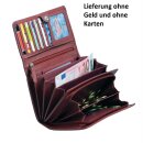 Damenlangbörse Leder rot – Otario...