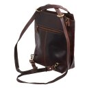 Wortmann hübsche Kombi-Ledertasche,  Rucksack braun
