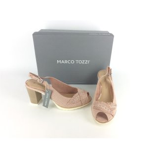 Marco Tozzi Sling Sandale Rose,6 cm Absatz