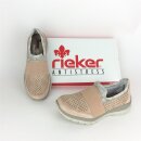 Rieker Damen Slipper rosa mit MemoSoft Innensohle...