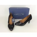 Caprice Damen Leder-Pumps schwarz mit 7 cm Absatz