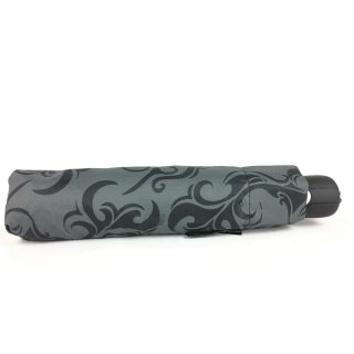 Pierre Cardin Doppel-Automatik Schirm Easymatic light, Ornamental schwarz grau