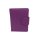 lila-farbene Lederbörse Lederbrieftasche mit Riegel, violet 10