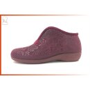 Manitu Damen Hausschuh bordo Größe 38 aus Textil