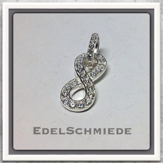 Edelschmiede925 elegante Unendlichkeitsacht 925 Silber...