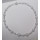 Edelschmiede925 Halskette mit weißen Polarisperlen 925/- Magnet