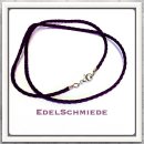 Edelschmiede925 Seidenband Violett mit 925 Silber...