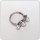 Ring Süßwasserperle mit Zirkonia 925/- Silber rhodiniert #56