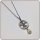 Edelschmiede925 Anh mit echter Perle inkl Kette 925/- Silber