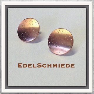 Edelschmiede925 Ohrstecker 925/- Silber rosé vergoldet...