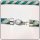 Edelschmiede925 Schlauchkette aus Glasperlen gehäkelt 925 Schließe