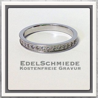 Edelschmiede925 Silberring mit vielen Zirkonias 925/- rhod.