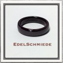 Keramik Ring halbrund braun 5 mm #56