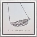 Edelschmiede925 Collier 925 Silber, rhod. mit...
