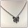 Edelschmiede925 Halskette aus Edelstahl mit Schmetterling und Zirk