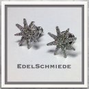 Edelschmiede925 funkelnde Ohrringe 925 Silber rhod mit...