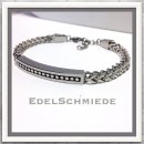 Edelschmiede925 herrlich stabiles Armband Edelstahl m...