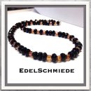 Edelschmiede925 Onyxkette  mit Glaswürfeln inkl...