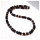 Edelschmiede925 Onyxkette  mit Glaswürfeln inkl Magnetschließe 925