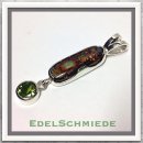 Edelschmiede925 Unikat Schmuck Anh. 925 Silber mit Opal +...