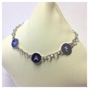 Armband m. Familien Initialen 925 Silber hand made