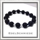 Edelschmiede925 Armband mit farbigen Acrylperlen +...