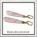 Edelschmiede925 lange Ohrhänger in 585/- Gold mit...