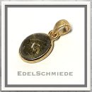 Edelschmiede925 klassischer Turmalinanhänger in 925 Silber verg.