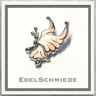 Edelschmiede925 kleiner Schmetterling in 925 Silber rosa...