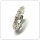 Edelschmiede925 massiver Bandring mit Ornament in 925 Silber Ringgröße  62