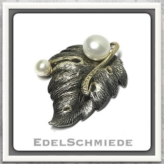 Edelschmiede925 edler Anhänger in 925 Silber bicolor...