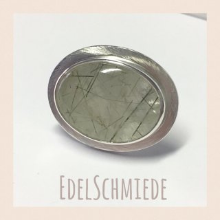 Edelschmiede925 üppiger Silberring 925 mit Rutilquarz...