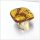 Edelschmiede925 Silberring 925 mit großem braunem Bernstein  Ringgröße 60,5