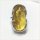 Edelschmiede925 Silberring 925 mit großem hellem Bernstein naturform