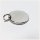 Edelschmiede925 rustikale Gravurplatte 925 Silber Baby Füßchen - gravierbar