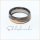 Edelschmiede925 bicolorer Titan Ring + Zirkonia (Memoire Ring) Ringgröße 54