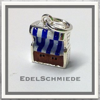 Edelschmiede925 Strandkorb in 925 Silber als Anhänger...