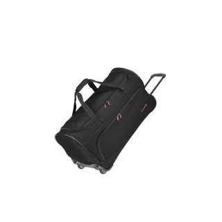 Travelite Basics FRESH Rollenreisetasche 71cm, schwarz-grün