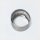 breiter, matter Ring 925 Silber rhod mit Zirkonia #59