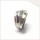 moderner Silberring 925 mit Zirkonia - matt - #56